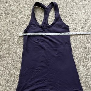 Lululemon cool racer back tank top Nulu size 4 in purple.